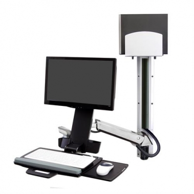 StyleView Sit-Stand Combo System Keyboard Monitor Mount Workstation