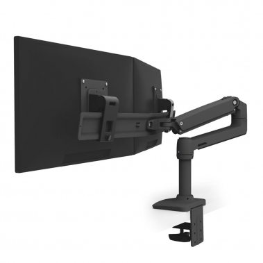 זרוע דו מפרקית לשני מסכים דגם: LX Desk Dual Direct Arm מבית: ERGOTRON